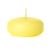 Pale yellow floating candles