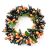 Rice Berry 1.5 Inch Candle Ring Black Tan on Holder