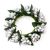 Rice Berry 1.5 Inch Candle Ring White on Holder
