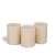 3 Piece 3X4 Ivory Wax LED Candle Set