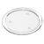 Round Glass Candle Plate 8 Inch
