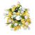 Yellow and White Tulip 4.5 Inch Candle Ring