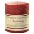 Textured Mulberry 3 x 3 Pillar Candles