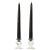 12 Inch Black Taper Candles Dozen