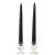 12 Inch Black Taper Candles Dozen