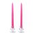 15 Inch Hot Pink Taper Candles Dozen