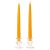 10 Inch Mango Taper Candles Pair
