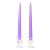 15 Inch Light Purple Taper Candles Pair