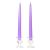 8 Inch Orchid Taper Candles Dozen