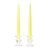 10 Inch Pale Yellow Taper Candles Dozen