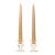 8 Inch Parchment Taper Candles Dozen