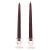 10 Inch Plum Taper Candles Dozen