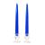 6 Inch Royal Blue Taper Candles Pair