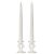 6 Inch White Taper Candles Dozen
