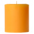4 x 4 Yellow Unscented Pillar Candles
