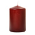 Burgundy 3 x 4 Unscented Pillar Candles