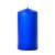 Royal blue 3 x 6 Unscented Pillar Candles