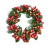 Rice Berry 1.5 Inch Candle Ring Red Tan