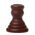 Wood Taper Candle Holder Large Burgundy
