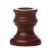 Wood Taper Candle Holder Small Burgundy