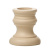 Wood Taper Candle Holder Small Cream