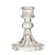 Clear Ribbed Glass 4 Inch Taper Holder