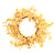 Penny Leaf Mustard 6.5 Inch Candle Ring