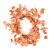 Penny Leaf Rust 6.5 Inch Candle Ring