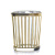 Metallic Gold Stripe Votive Cup