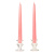 10 Inch Pink Taper Candles Pair