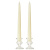 15 Inch Ivory Taper Candles Dozen