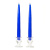 10 Inch Royal Blue Taper Candles Pair