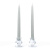 10 Inch Sage Taper Candles Dozen