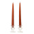 8 Inch Terracotta Taper Candles Dozen