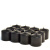 Unscented Black Votive Candles 15 Hour