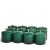 Unscented Hunter green Votive Candles 15 Hour