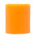 4 x 4 Orange Twist Pillar Candles