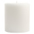 4 x 4 Unscented White Pillar Candles