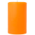 4 x 6 Orange Unscented Pillar Candles