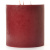 6 x 6 Burgundy Unscented Pillar Candles