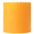 6 x 6 Yellow Unscented Pillar Candles