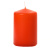 Orange 3 x 4 Unscented Pillar Candles
