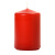 Red 3 x 4 Unscented Pillar Candles