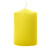 Yellow 3 X 4 Unscented Pillar Candles