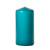Mediterranean blue 3 x 6 Unscented Pillar Candles