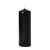 Black 3 x 9 Unscented Pillar Candles