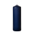 Navy 3 x 9 Unscented Pillar Candles