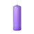 Light Purple 3 x 9 Unscented Pillar Candles