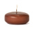 brown floating candles