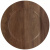 Charger Rustic Wood Plastic 13 Inch